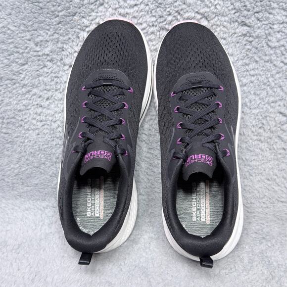 Skechers Max Cushioning Elite 2.0 Womens Size 9 Wide Running Shoes Black Pink - Picture 5 of 9